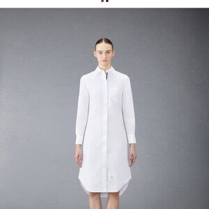 Thom Browne Oxford white shirt dress
